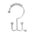 thumbnail image 2 of LSLJS Crochets Anneaux pour Rideau de Douche pour Salle de Bain 12 Pcs Fer, 2 of 6