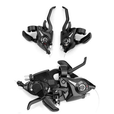 1 Paire de Leviers de Vélo en Alliage d'Aluminium 3x7/ 3x8 Pièces pour Professionnels Accessoires de Vitesse pour Route de Montagne VTT Pliant 21 Vitesses : 7 après 3