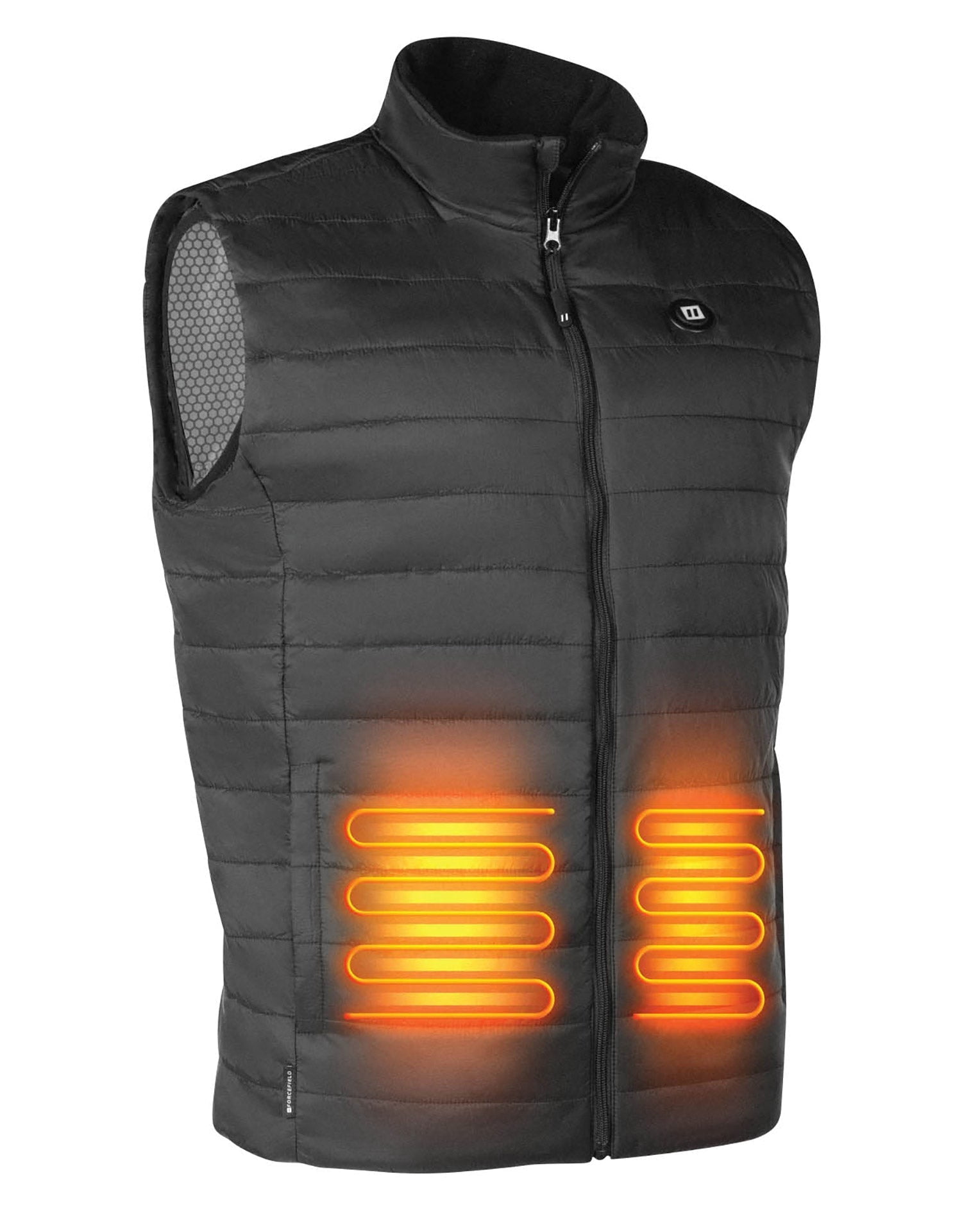 Forcefield Gilet Chauffant Léger Unisexe avec Nouvelle Doublure Intérieure Infusée de Graphène (Pile Incluse)