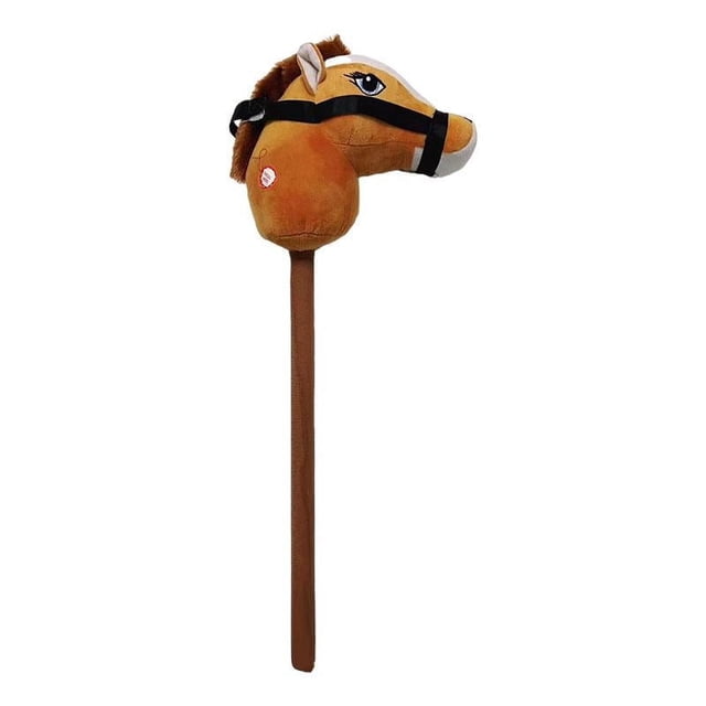LOVEVER Jouet d'Équitation Robuste pour Enfants Garçons Filles Marron Clair C