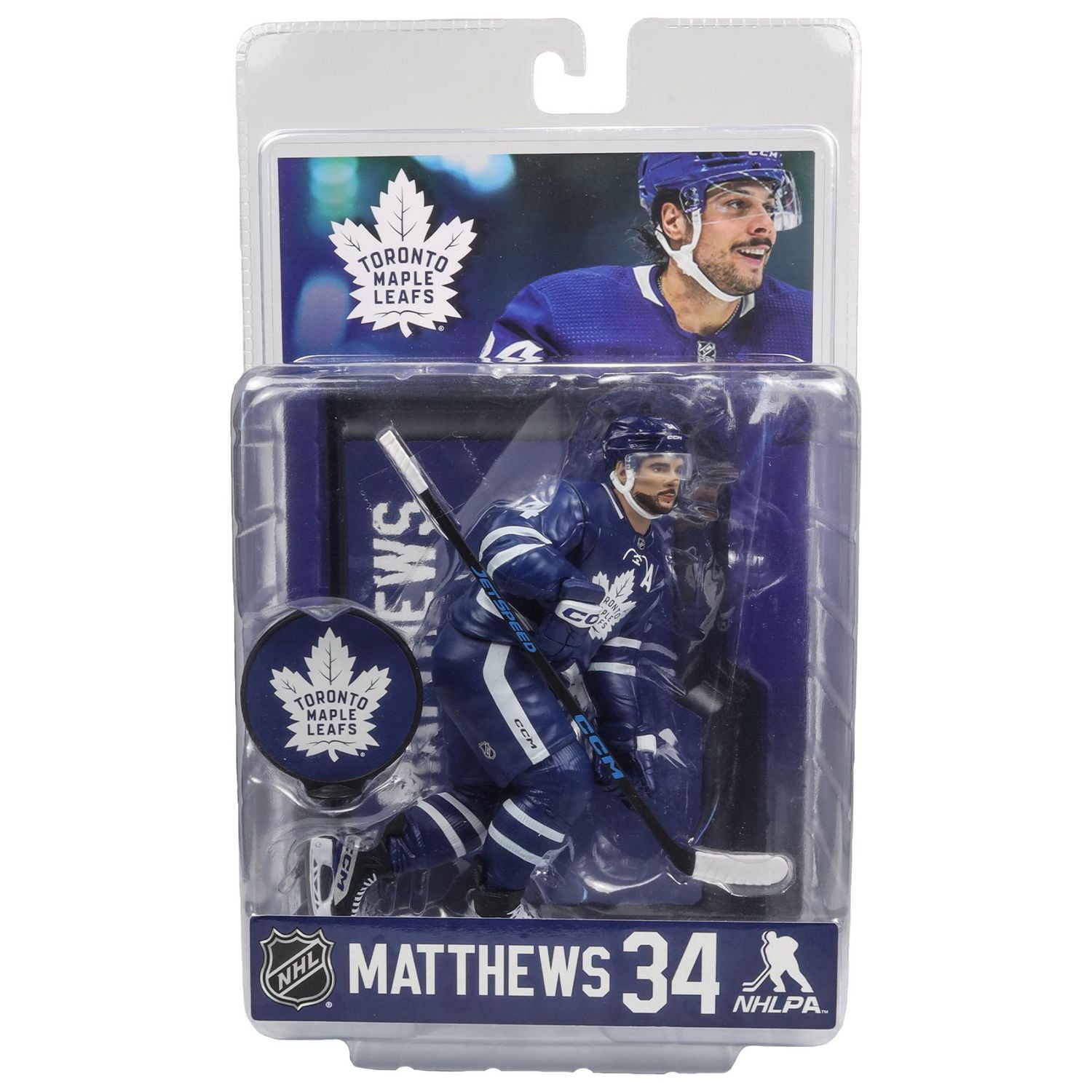 Auston Matthews (Toronto Maple Leafs) NHL 7in Posed Figure McFarlane's SportsPicks