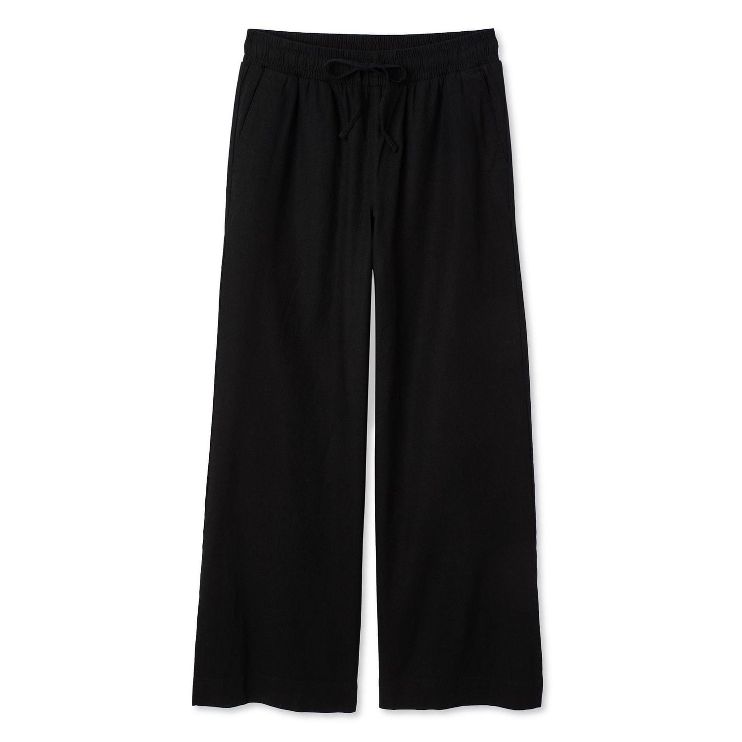 George Women's Linen-Blend Wide Leg Pant