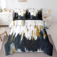 thumbnail image 1 of YST Modern Graffiti Bedding Set, Gradient Brush Strokes Comforter Set, 7-Piece, Contemporary Style, King, 1 of 4