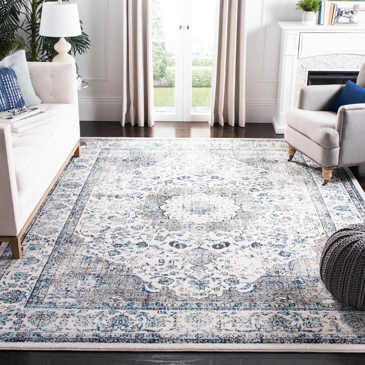 SAFAVIEH Evoke Teale Tapis Traditionnel