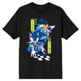 thumbnail image 1 of Sonic the Hedgehog Tails Kanji Black T-Shirt, 1 of 2