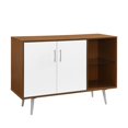 thumbnail image 1 of 44 inch Assymetrical Acorn and White Buffet TV Stand, 1 of 4