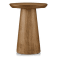 thumbnail image 1 of Bouclair Table d'Appoint Sablier en Bois de Manguier, 1 of 10