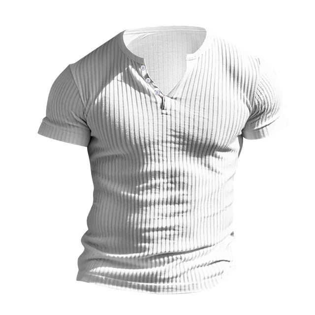 Mefallenssiah Hommes & Hommes Gros Facile d'Entretien top Hommes Manches Courtes Manches Courtes Col Rond top