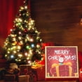 thumbnail image 4 of Christmas Gift Box Red Empty Paper Box 6.61 in x 6.61 in x 3.14 in For Personalized Holiday Presents, 4 of 7