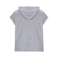 thumbnail image 4 of Timegard Tank Tops Men Sleeveless Hoodies Pullover Solid Color Casual Loose Workout Tee Shirts Summer, 4 of 5