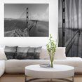 thumbnail image 1 of Golden Gate Bridge in Gray Panorama - Sea Bridge Canvas Art Print, 1 of 3