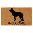 thumbnail image 1 of Calloway Mills 102982436 2 x 3 ft. German Shepherd Rectangular Doormat, Natural & Black, 1 of 2