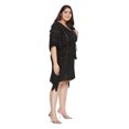 thumbnail image 4 of Oussum Robe Tunique Lurex Courte Ajustable pour Femmes Grande Taille, Noir, 4 of 7