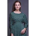 thumbnail image 5 of Bimba Robe Maxi à Volants pour Femmes, Manches Bishop, Col Rond, Taille Smockée - Très Petit, 5 of 5