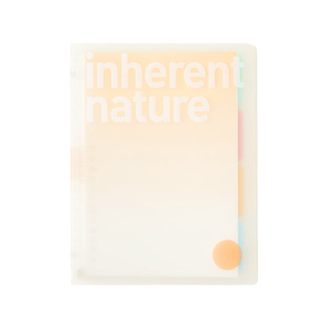 EGNMCR Diary NoteBook Notebooks for Work PP Transparent Matte Coil Book Wholesale Detachable PP Loose Leaf Book Student A5 Homework Loose Leaf Book notebook notebook