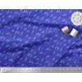 thumbnail image 2 of Soimoi Blue Cotton Voile Fabric Notes Musical Instrument Print Fabric by the Yard 42 Inch Wide, 2 of 5
