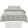 thumbnail image 3 of 4-Piece Washed Cotton Polyester Bedding Set for Dorm Beds | Soft & Breathable Full/Queen Size | Reversible Design with Modern Colors for Students & Kids Rooms, 3 of 6