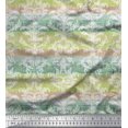 thumbnail image 1 of Soimoi Rayon Fabric Stripe & Ogee Damask Print Sewing Fabric Yard 56 Inch Wide, 1 of 3