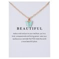 thumbnail image 1 of PVCS Sweet Butterfly Necklace Acrylic Color Clavicle Chain Necklace, 1 of 3