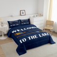 thumbnail image 3 of Erosebridal Lake House Paddle Bedding Toddler Comforter Set, Rustic Lodge Cabin Farmhouse Down Comforter, Reversible 2-Piece, Reversible, 3 of 7