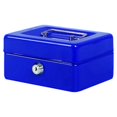 thumbnail image 1 of facefd Home Office Hotel Lockable Mini Money Cash Case Bedroom Bracelet Coin Tray Thick Safe Box with Lock Security Container Blue, 1 of 6