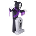 thumbnail image 4 of Moissonneuse animée gonflable de pierre tombale d'Halloween de 8 pieds, 4 of 5
