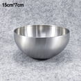 thumbnail image 4 of Stainless Steel Rice Soup Heat Insulated 304 Double Walled Bowl Salad Mixing, 4 of 12