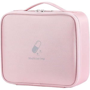 First Aid Sac, trousses médicales Sac mignon, trousse de premiers soins d'urgence imperméable pour la survie, sacs de premiers secours vides Sacs médicaux Rangement de l'organisateur pour les femmes(Pink)）, 10,3*4*9 pouces