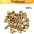 thumbnail image 4 of Wekity M2x5mm Female Thread Knurled Nuts,Hx3.5mm OD Brass Threaded Insert Embedment Nuts Hydraulic Welded Joint Injection Molding Assortment Kit for 3D Printing Injection Molding 80PCS-0621, 4 of 5