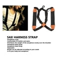 thumbnail image 3 of Saxophone Harness Strap Adjustable Thicken Pressure Relief Shoulder Strap For Baritone  Alto Saxophone, 3 of 8