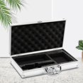 thumbnail image 3 of Milaget Portable Aluminum Tool Box Mic Toolbox Hard Shell Case Instrument Storage Case, 3 of 8