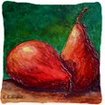 thumbnail image 1 of Carolines Treasures RDR2008PW1414 Pears Indoor & Outdoor Fabric Decorative Pillow, 1 of 4