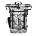 thumbnail image 1 of AFISHTOUR Waterproof Backpack, 35L Roll-Top Floating Dry Bag Backpack for Kayaking, Hiking (Grey), 1 of 7