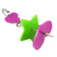 thumbnail image 1 of Bird Food Holder Bird Vegetable Skewer Parrot Feeder Stick with Divider, 1 of 6