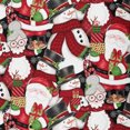 thumbnail image 4 of TIMIFIS Blouse d'Uniforme Imprimée de Noël pour les Fêtes, Hauts d'Uniforme Imprimés d'Halloween, Bonhomme de Neige, Manches Courtes, Col en V, Tunique de Soins Infirmiers, Blouse d'Uniforme de Travail avec Poches - Blanc Automne/hiver, 4 of 4