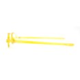 thumbnail image 4 of Adjustable Lens Angle Plastic Rectangular Reading Glasses Yellow +1.25, 4 of 4