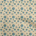 thumbnail image 1 of oneOone Polyester Spandex Light Beige Fabric Floral Retro Sewing Craft Projects Fabric Prints By Yard 56 Inch Wide, 1 of 5
