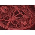 thumbnail image 1 of Ahgly Company Machine Washable Indoor Rectangle Transitional Maroon Red Area Rugs, 2' x 3', 1 of 7