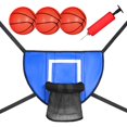 thumbnail image 3 of jinwen Basketball Hoop for Trampoline Basketball Rack with Connection Ropes for, 3 of 9