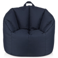 thumbnail image 4 of Bouclair Navy Canvas Bean Bag, 4 of 10