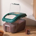 thumbnail image 1 of LSLJS Household Portable Rice Bucket, Sealed Rice Container, Flour Storage Container, Cereal Dispenser, Household Rice Storage Container, Pet Food Storage Container, Storage Jar, 1 of 5