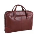 thumbnail image 1 of 17 Po. R Series Harpswell, Mallette pour Ordinateur Portable en Cuir de Vachette à Double Compartiment - Marron, 1 of 1