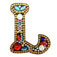 thumbnail image 1 of Porte-clés de Noël 26 Lettres Pendentif Strass, 1 of 8