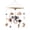 Elephant, variant on Montessori Baby Crib Mobile Hanging Bed Bell Toy for Girls Boys Infant Ceiling Elephant