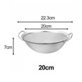 thumbnail image 4 of Passoire en Maille Fine Égouttoir en Acier Inoxydable Tamis avec 2 Poignées, 4 of 9