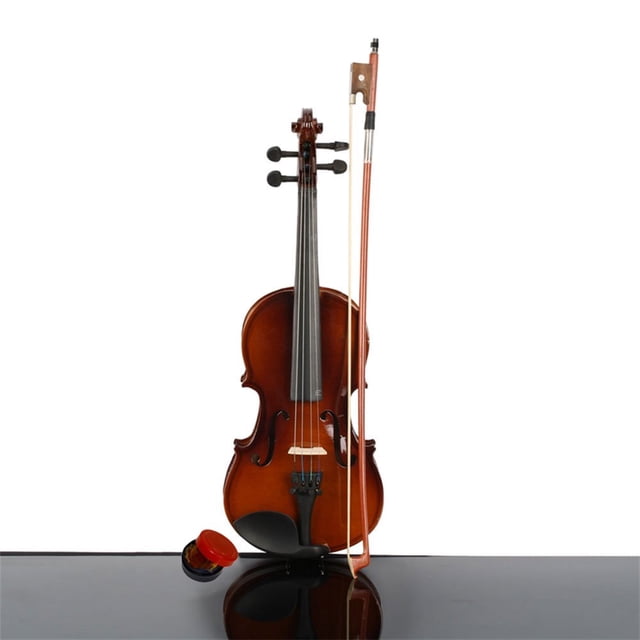 1/4 Acoustic Violin With Box Bow Rosin Natural Violin Musical Instruments Children Birthday Present