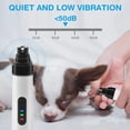thumbnail image 2 of CUITING Rechargeable Dog Nail Grinders USB Pet Nail Clippers Q8H7, 2 of 7