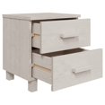 thumbnail image 3 of vidaXL Table de Chevet HAMAR Blanc 40x35x44.5 cm Pin Massif, 3 of 5