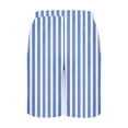 thumbnail image 4 of Plebaso Beach Shorts for Men Print Elastic Waist Drawstring Casual Shorts Lightweight Mens Summer Shorts, 4 of 5