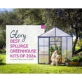 thumbnail image 4 of CANOPIA by PALRAM Glory 8 ft. x 12 ft. Premium Greenhouse Kit - Grey, 4 of 9